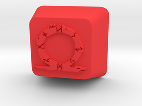 Dragon Omega Cherry MX Keycap in Red Processed Versatile Plastic