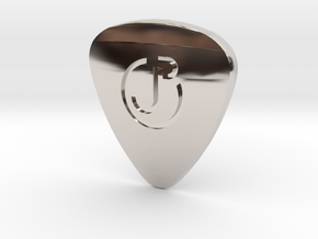 Engraved Logo ThickPick in Platinum