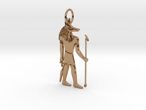 Anubis Power Pendant in Polished Brass