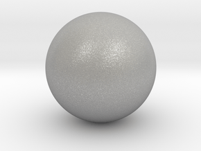 Solid Sphere (6.5cm diameter) in Aluminum
