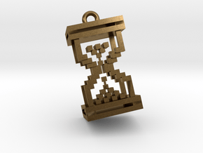 Old Loading Cursor Keychain - 25mm in Natural Bronze
