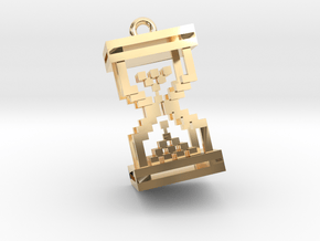 Old Loading Cursor Keychain - 25mm in 14K Yellow Gold