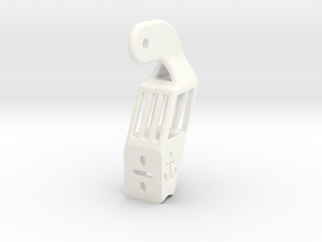 Beckson Port Hinge Bracket in White Processed Versatile Plastic