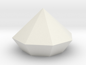 Giamond-1.stl in White Natural Versatile Plastic