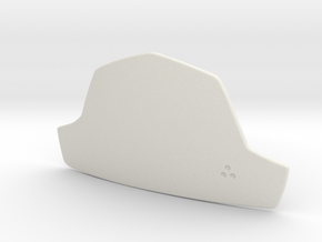 Boba Fett Abdominal Plate in White Natural Versatile Plastic