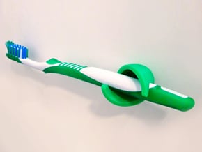 Toothbrush holder in Red Processed Versatile Plastic
