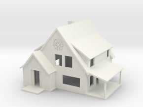 Sears Cedars House - Zscale in White Natural Versatile Plastic