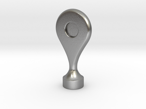 Google Maps Marker - Magnet (no hole) in Natural Silver