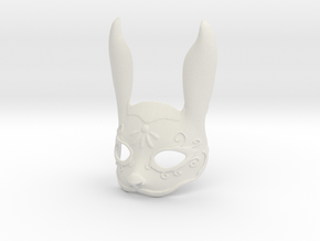 Splicer Mask Rabbit (Mens Size) in White Natural Versatile Plastic