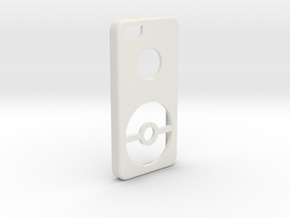 Iphone SE Pokeball Case in White Natural Versatile Plastic