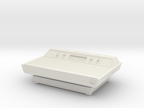 1:6 Atari 2600 (Wood Grain) in White Natural Versatile Plastic