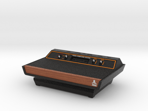 1:6 Atari 2600 (Wood Grain) in Full Color Sandstone
