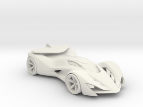 Invo R Racecar - Concept Design Quest in White Natural Versatile Plastic