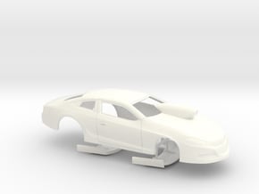1/25 2014 Dodge Dart Pro Stock in White Processed Versatile Plastic