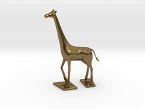 Giraffe...10% to unprivileged child in Natural Bronze