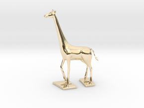 Giraffe...10% to unprivileged child in 14k Gold Plated Brass