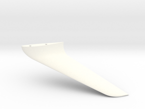 Winglet-left-10-002 in White Processed Versatile Plastic