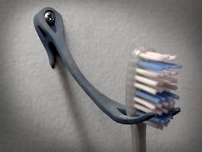 Toothbrush Holder in White Natural Versatile Plastic