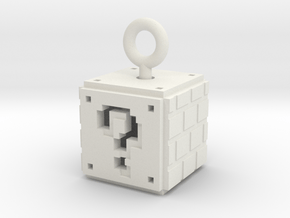 Mario 8-Bit ?-Box 2 in White Natural Versatile Plastic