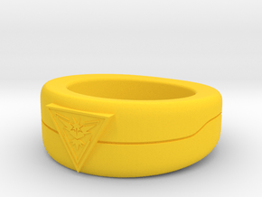 Team Instinct Triangle Ver Size 10 in Yellow Processed Versatile Plastic