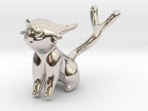 Espeon in Rhodium Plated Brass