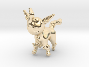 Leafeon in 14k Gold Plated Brass