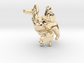 Sylveon in 14k Gold Plated Brass