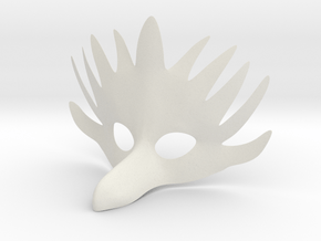 Splicer Mask Bird (Mens Size) in White Natural Versatile Plastic