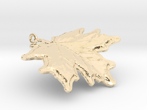 Yummy Maple Leaf Chocolate in 14K Yellow Gold
