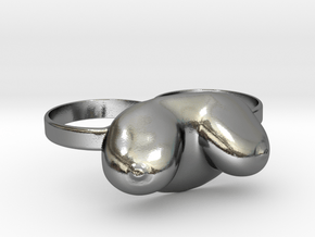 Breast Knuckles - Size 7 in Polished Silver