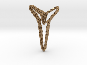 YOUNIVERSAL Edge 360, Pendant in Natural Brass
