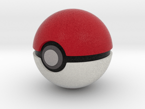 Pokemonball 50 mm in Full Color Sandstone