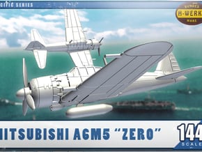 1/144th - Mitsubishi A6M5 "Zero" in Smooth Fine Detail Plastic