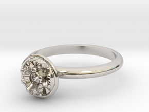 Bouquet Engagement Ring in Platinum
