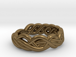 Ring 16.9mm in Natural Bronze