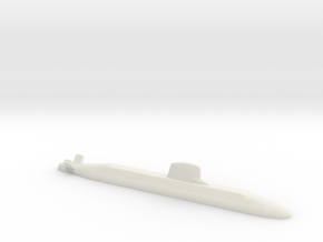 Barracuda class SSN, 1/2400 in White Natural Versatile Plastic