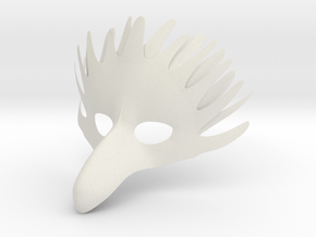 Splicer Mask Bird ALT in White Natural Versatile Plastic