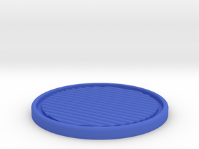 Perfster - The perfect coaster in Blue Processed Versatile Plastic