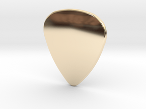 Basic 2mm Plectrum in 14k Gold Plated Brass
