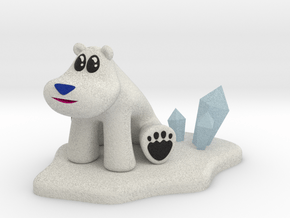 Polar Bear from Crash Bandicoot (Larger) in Full Color Sandstone