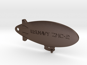 ZMC-2 Navy Blimp Keyfob in Polished Bronze Steel