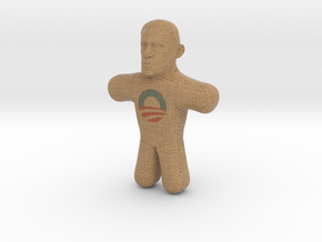 Obama Voodoo Doll - Color in Full Color Sandstone