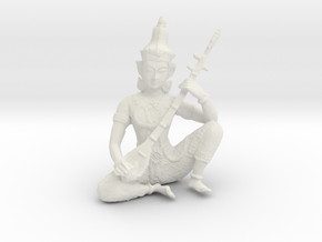 Indian God in White Natural Versatile Plastic