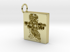 18k gold soldier keyring in 18k Gold