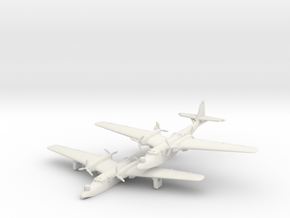 Dornier Do 26 (2 Airplanes) 6mm 1/285 in White Natural Versatile Plastic