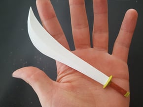 Sword - Tetsusaiga Like in White Processed Versatile Plastic