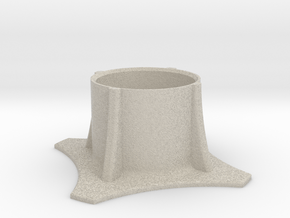 Beerholder for your couch in Natural Sandstone