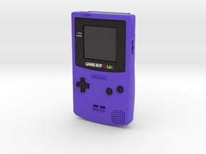 1:6 Nintendo Game Boy Color (Grape) in Full Color Sandstone