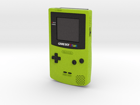 1:6 Nintendo Game Boy Color (Kiwi) in Full Color Sandstone