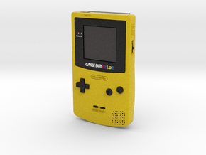 1:6 Nintendo Game Boy Color (Dandelion) in Full Color Sandstone
